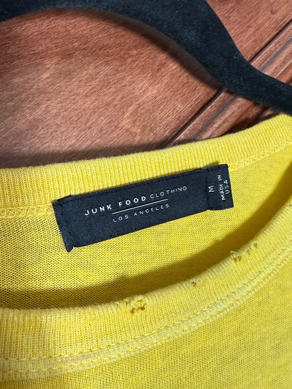 Junk Food Clothing Yellow "Strawberry Fields Forever" Tee - Picture 3 of 4